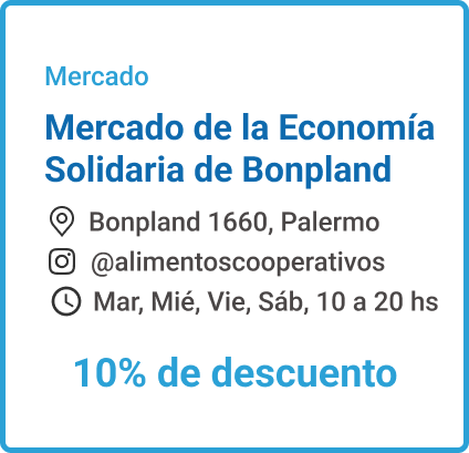 Mercado de la Economía Solidaria de Bonpland