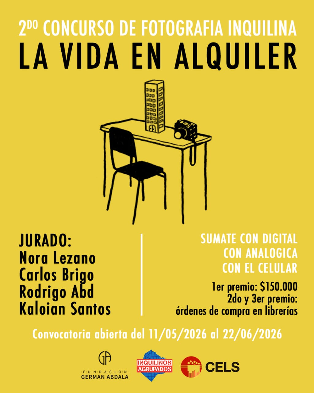 2° Concurso Nacional de Fotografía Inquilina: “La vida en alquiler”
